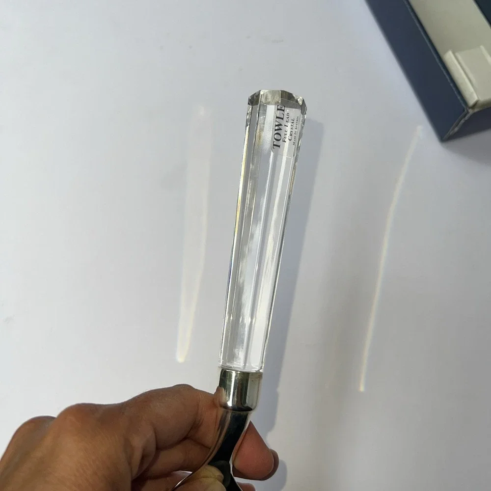 Towle Lead Crystal Serving Spoon 10